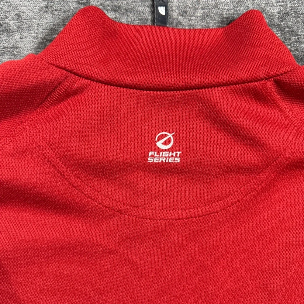 The North Face Flight Series Mens Red Quarter Zip Pullover Performance Top Large